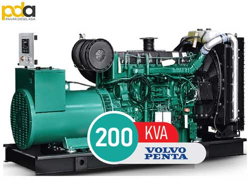 دیزل ژنراتور ولوو 200 کاوا مدل Volvo TAD732GE