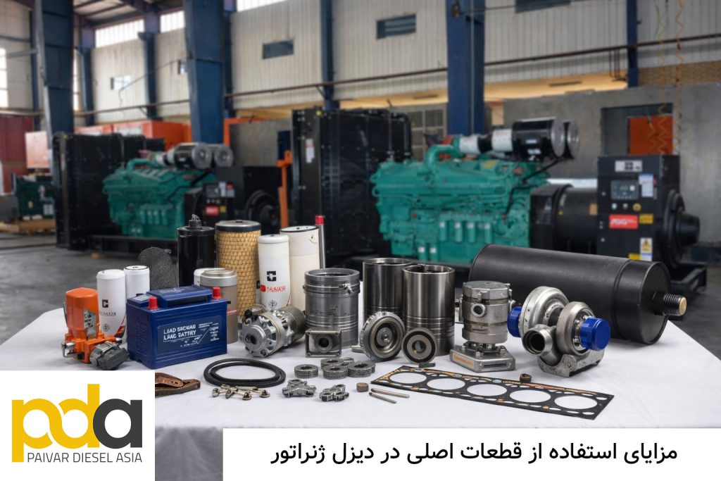 مزایای استفاده از قطعات اصلی در دیزل ژنراتور