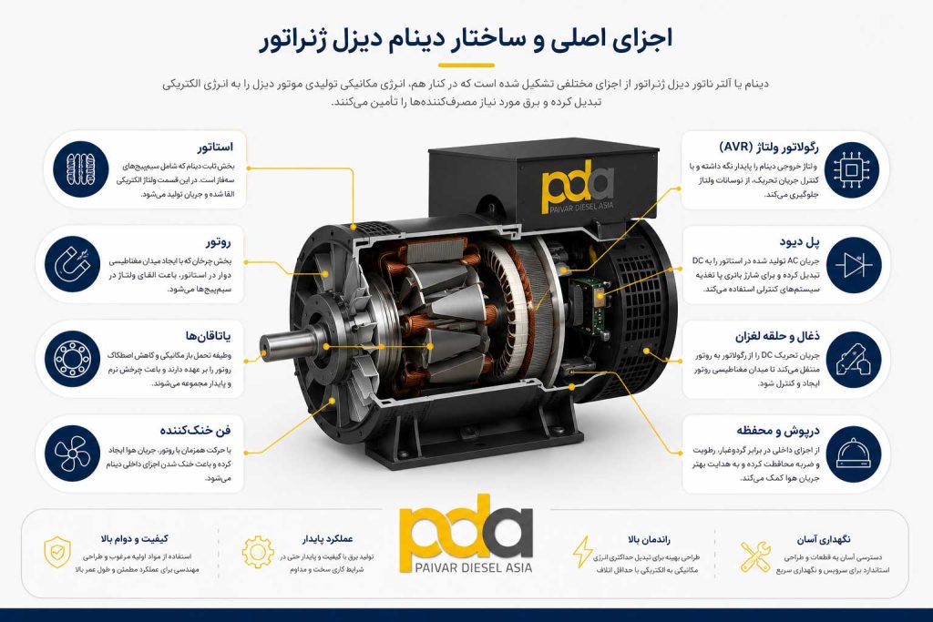 دینام دیزل ژنراتور